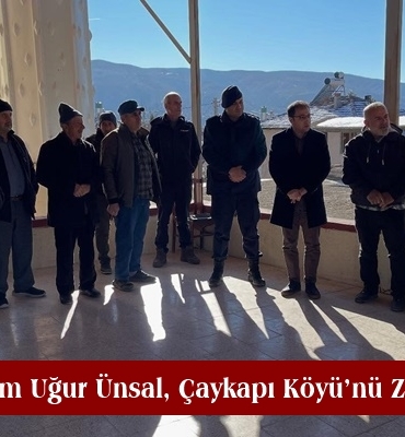 Kaymakam Uğur Ünsal, Çaykapı Köyü’nü Ziyaret Etti