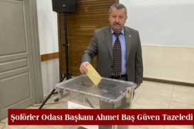 Tosya Şoförler Odası Başkanı Ahmet Baş Güven Tazeledi