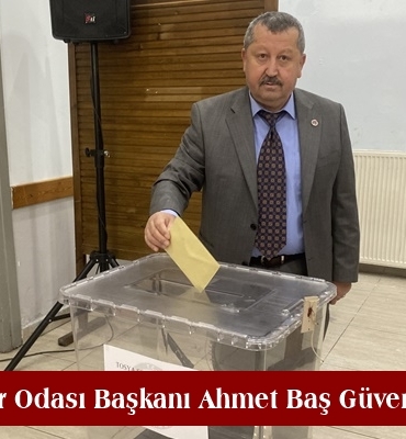 Tosya Şoförler Odası Başkanı Ahmet Baş Güven Tazeledi