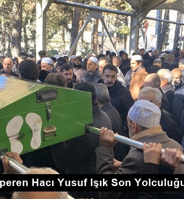 Tosyalı Alperen Hacı Yusuf Işık Son Yolculuğuna Uğurlandı