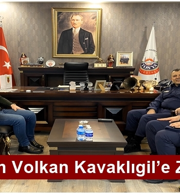 İl Jandarma Komutanı Hikmet Uz’dan Başkan Volkan Kavaklıgil’e Ziyaret