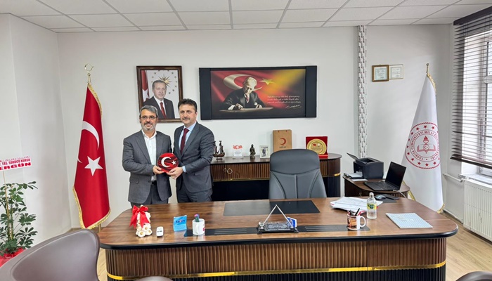 Tosya Milli Eğitim Müdürü Mehdi Toğrul’dan Taşköprü Milli Eğitim Müdürüne Ziyaret