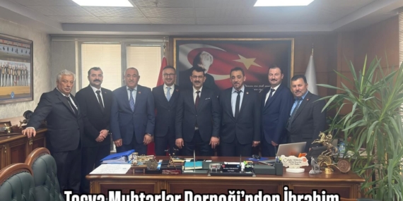 Tosya Muhtarlar Derneği’nden İbrahim Tabakoğlu’na Hayırlı Olsun Ziyareti