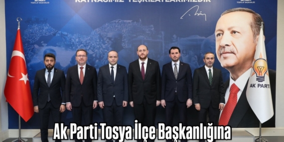 Ak Parti Tosya İlçe Başkanlığına  Murat Gültekin Getirildi