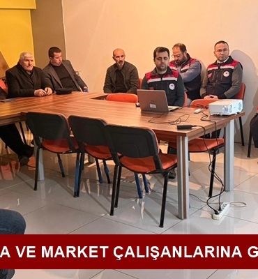 İlçe Tarım Orman Müdürlüğü’nden Kasaplara Ve Market Çalışanlarına Gıda Eğitimi