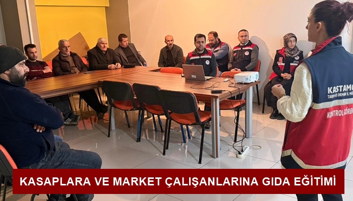 İlçe Tarım Orman Müdürlüğü’nden Kasaplara Ve Market Çalışanlarına Gıda Eğitimi