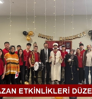 Tosya Cumhuriyet Anadolu Lisesi’nde Ramazan Etkinlikleri Düzenlendi