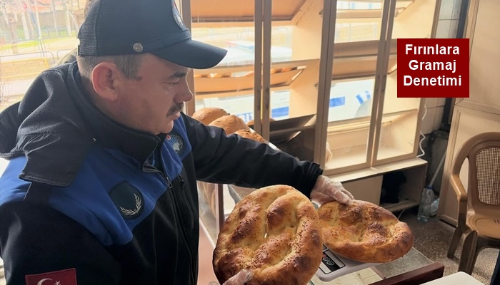 Zabıta Ekiplerinden Fırınlara Gramaj ve Hijyen Denetimi