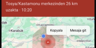 4,3 Büyüklüğünde Deprem Tosya’dan Hissedildi