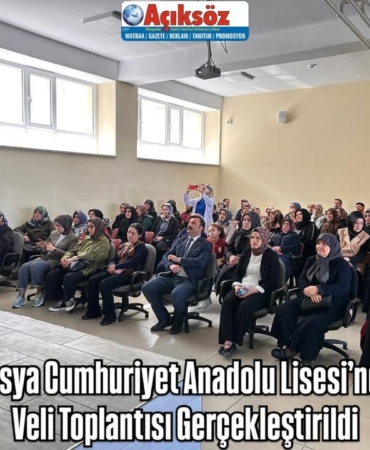 Tosya Cumhuriyet Anadolu Lisesi’nde Veli Toplantısı Gerçekleştirildi