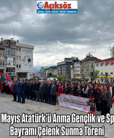 19 Mayıs Atatürk’ü Anma Gençlik ve Spor Bayramı Çelenk Sunma Töreni