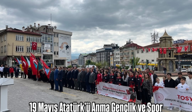 19 Mayıs Atatürk’ü Anma Gençlik ve Spor Bayramı Çelenk Sunma Töreni