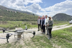 Çeltik Ekiminde Dron Kullanılmaya Başladı