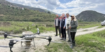 Çeltik Ekiminde Dron Kullanılmaya Başladı