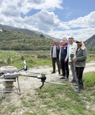 Çeltik Ekiminde Dron Kullanılmaya Başladı