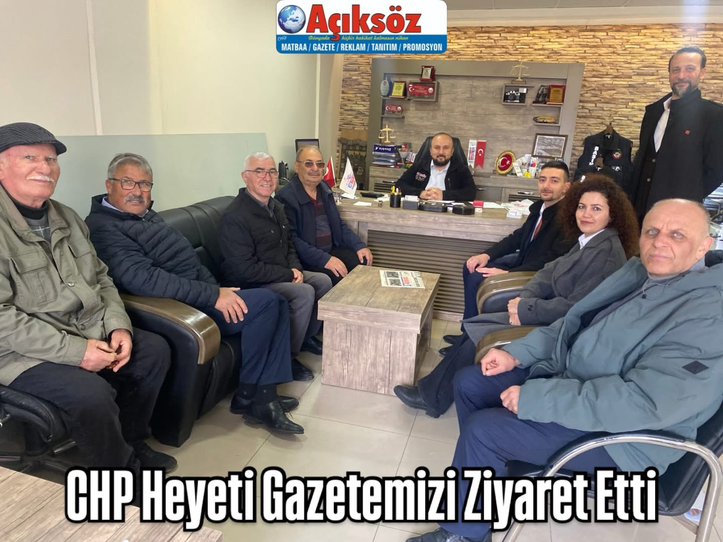 CHP Heyeti Gazetemizi Ziyaret Etti