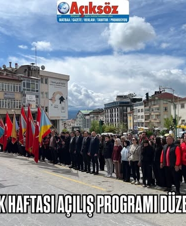 GENÇLİK HAFTASI AÇILIŞ PROGRAMI DÜZENLENDİ
