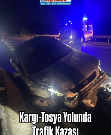 Kargı-Tosya Yolunda Trafik Kazası