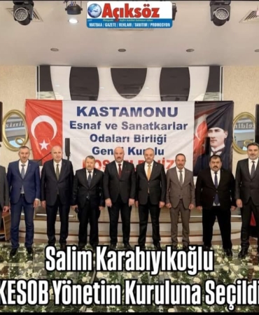 Salim Karabıyıkoğlu KESOB Yönetim Kuruluna Seçildi