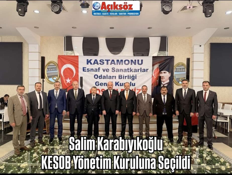Salim Karabıyıkoğlu KESOB Yönetim Kuruluna Seçildi