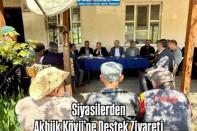 Siyasilerden Akbük Köyü’ne Destek Ziyareti