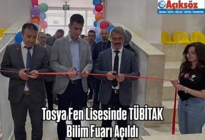 Tosya Fen Lisesinde TÜBİTAK Bilim Fuarı Açıldı