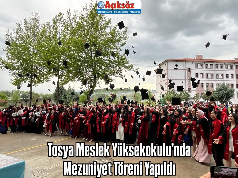 Tosya Meslek Yüksekokulu’nda Mezuniyet Töreni Yapıldı