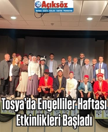Tosya’da Engelliler Haftası Etkinlikleri Başladı