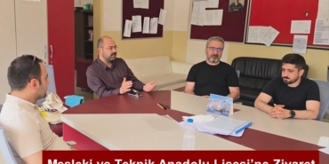 Başkan Kavaklıgil’den Tosya Hasan Rıza Paşa Mesleki ve Teknik Anadolu Lisesi’ne Ziyaret
