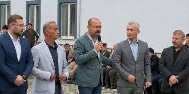 Başkan Volkan Kavaklıgil, Çepni Köyü’nde Kütüphane Açılışında