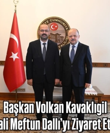 Başkan Volkan Kavaklıgil, Vali Meftun Dallı’yı Ziyaret Etti