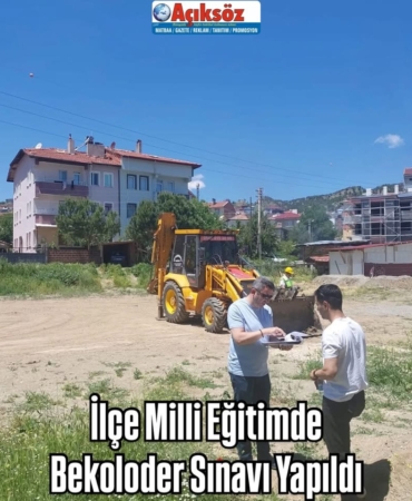 İlçe Milli Eğitimde Bekoloder Sınavı Yapıldı