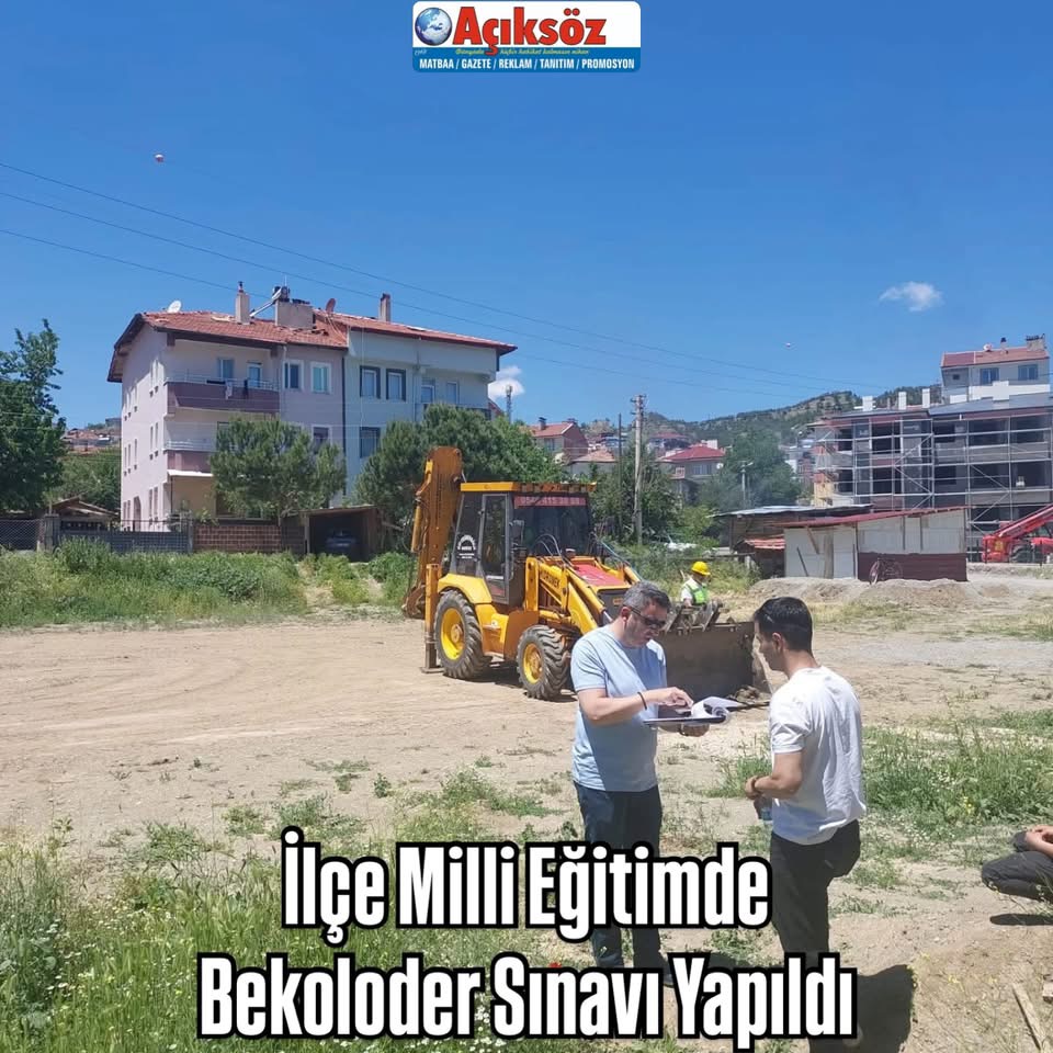 İlçe Milli Eğitimde Bekoloder Sınavı Yapıldı