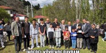 İNCEBEL KÖYÜ’NDE BAYRAM COŞKUSU VE ŞENLİK BİR ARADA