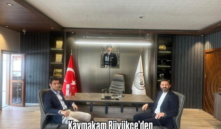 Kaymakam Büyükçe’den TSO Başkanı Tekeli’ye Ziyaret