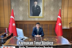 Kaymakam Timur Büyükçe Veda Ziyaretlerine Başladı
