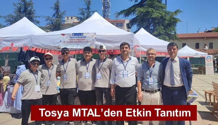 Mesleki Eğitim Şenliği’nde Tosya MTAL’den Etkin Tanıtım