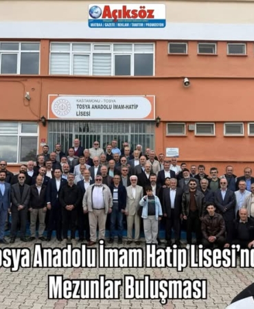Tosya Anadolu İmam Hatip Lisesi’nde Mezunlar Buluşması
