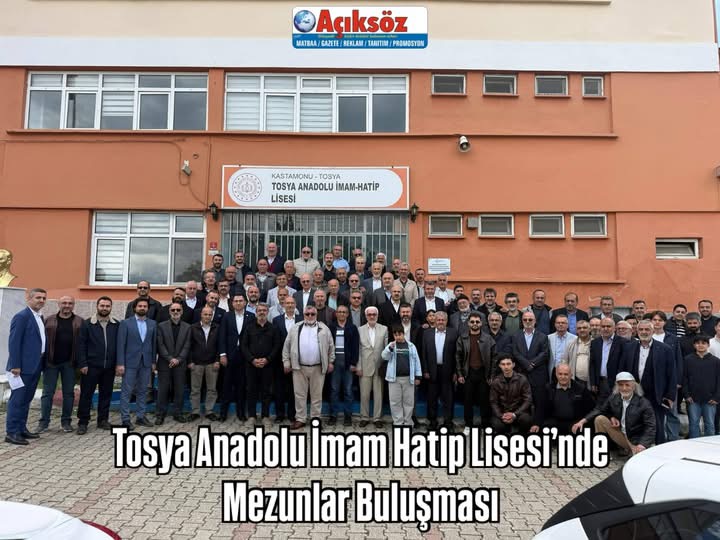 Tosya Anadolu İmam Hatip Lisesi’nde Mezunlar Buluşması