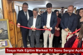 Tosya Halk Eğitim Merkezi Yıl Sonu Sergisi Açıldı