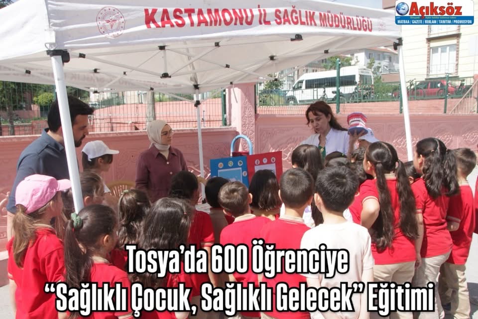 Tosya’da 600 Öğrenciye “Sağlıklı Çocuk, Sağlıklı Gelecek” Eğitimi