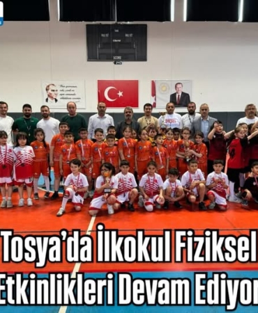 Tosya’da İlkokul Fiziksel Etkinlikleri Devam Ediyor