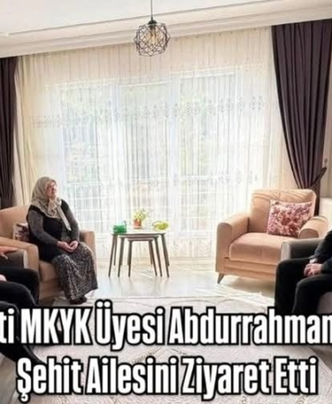 AK Parti MKYK Üyesi Abdurrahman Akyüz, Şehit Ailesini Ziyaret Etti