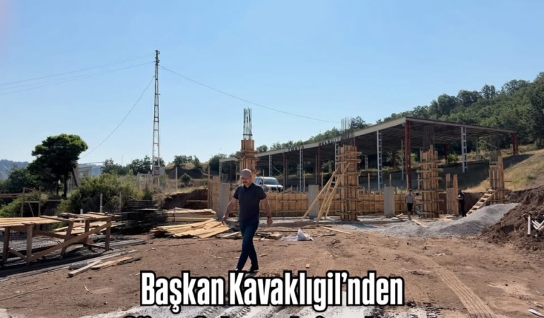 Başkan Kavaklıgil’nden Güreş Sahasında inceleme