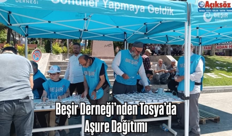 Beşir Derneği’nden Tosya’da Aşure Dağıtımı