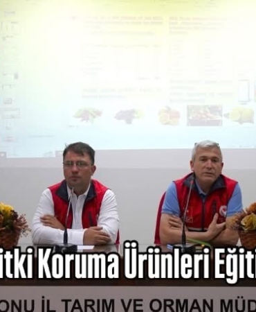 Çiftçiye Bitki Koruma Ürünleri Eğitimi Verildi