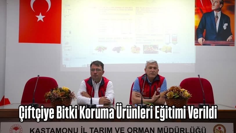 Çiftçiye Bitki Koruma Ürünleri Eğitimi Verildi