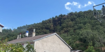 Hıdırlık Tepesi’nde Çıkan Yangın Korkuttu