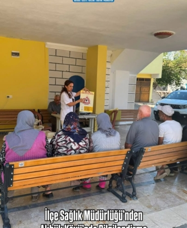 İlçe Sağlık Müdürlüğü’nden Akbük Köyü’nde Bilgilendirme