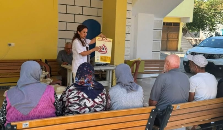 İlçe Sağlık Müdürlüğü’nden Akbük Köyü’nde Bilgilendirme